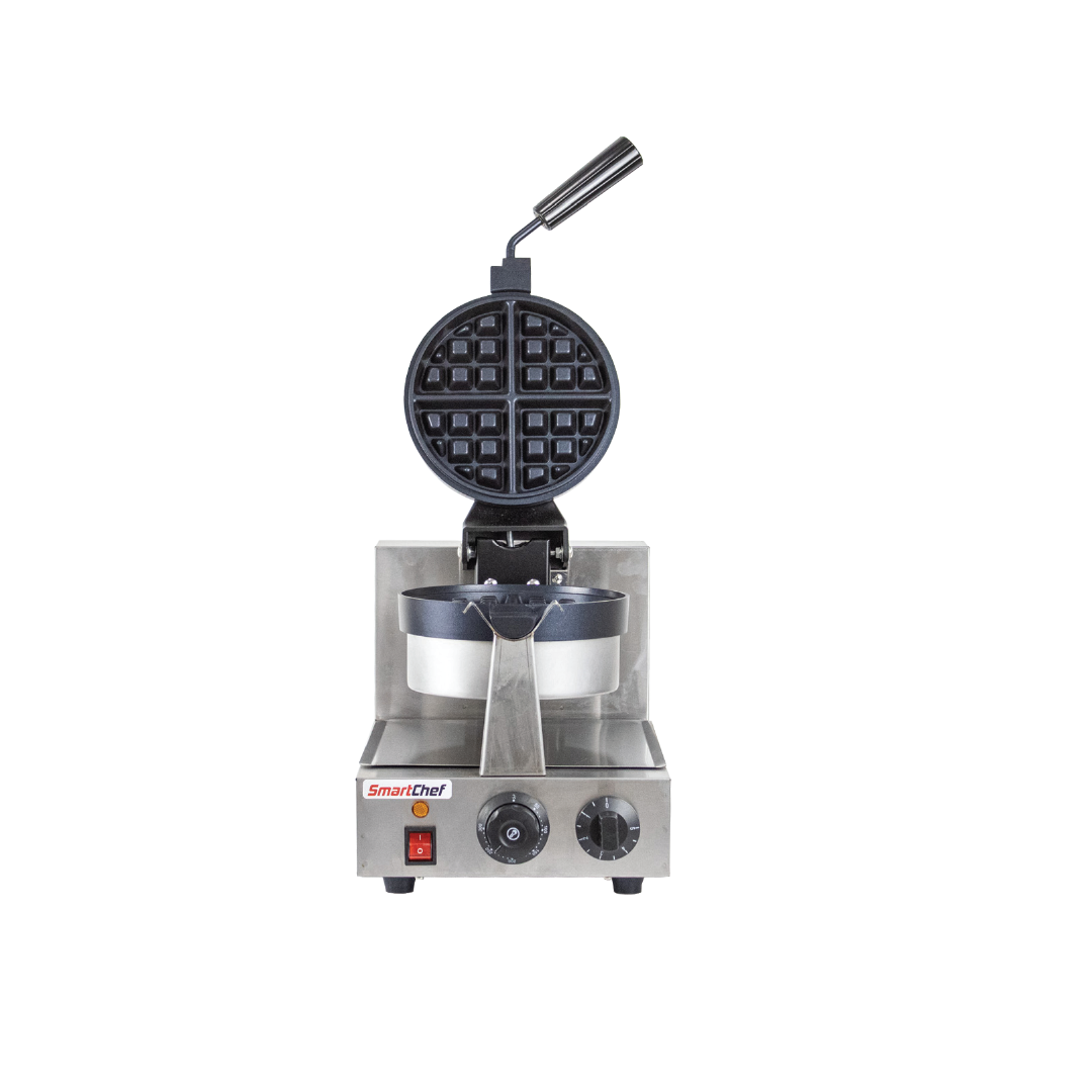 SMARTCHEF - Waffle Baker - Single Round Rotating