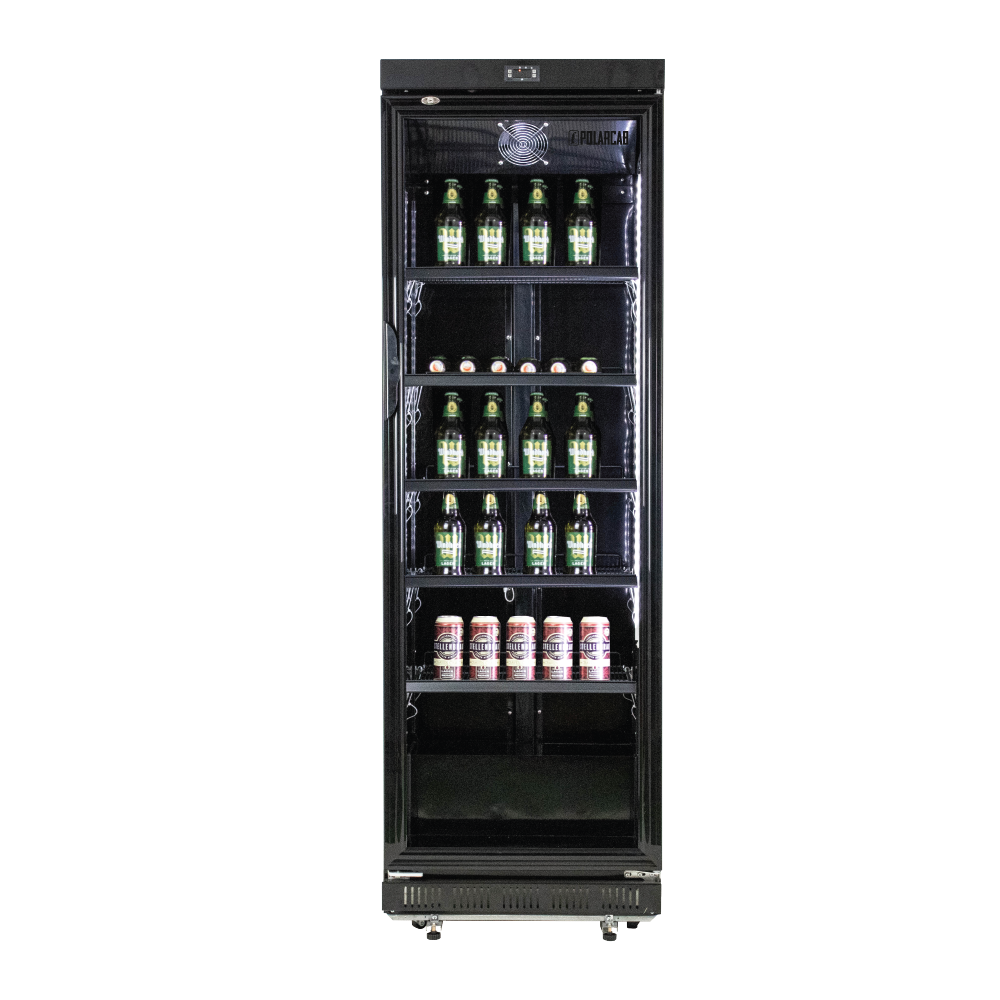 POLARCAB - Beverage Bottle Cooler - Black 400LT