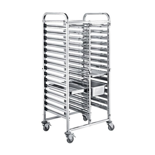 SMARTCHEF - Stainless steel rack trolley – 16 tier