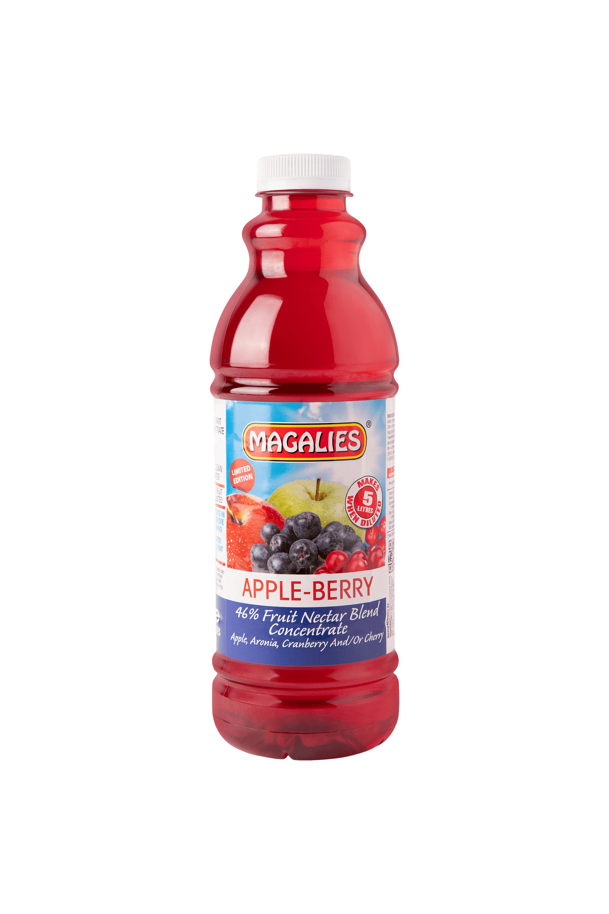 MAGALIES - 1 litre Apple-Berry fruit nectar blend concentrate