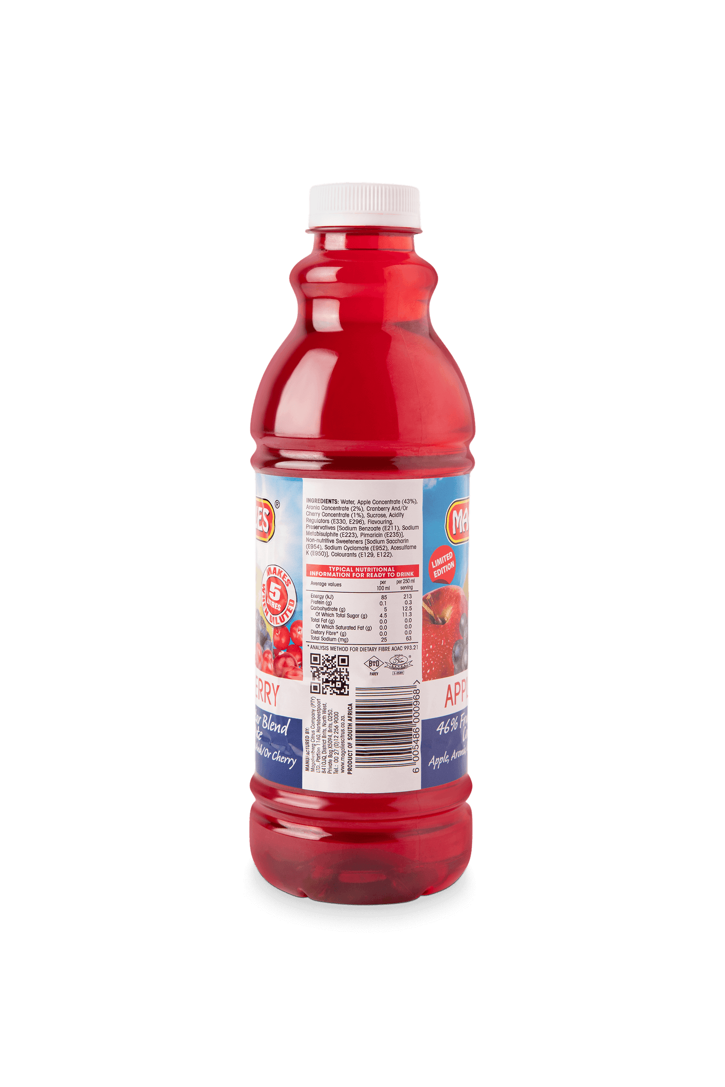 MAGALIES - 1 litre Apple-Berry fruit nectar blend concentrate