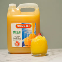 Magalies 5 litre Mango 12% 1+4 fruit drink concentrate.