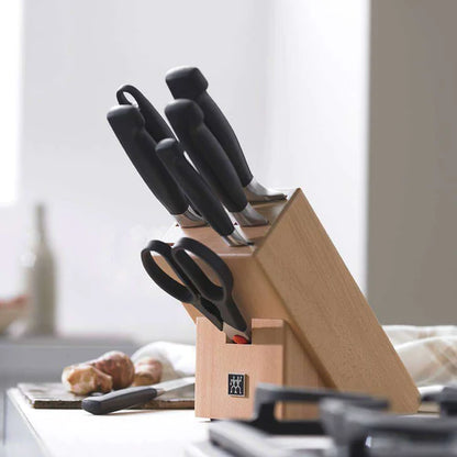 ZWILLING - Four Star Bamboo Knife Blockset - 7pc