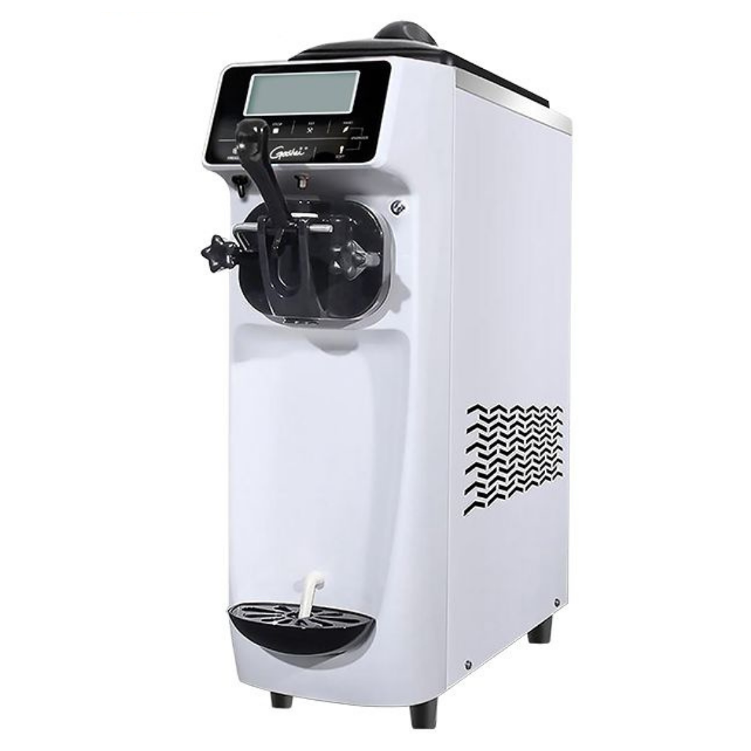 POLARCAB Compact by GOSHEN - Countertop Soft Serve Ice Cream Machine - White
