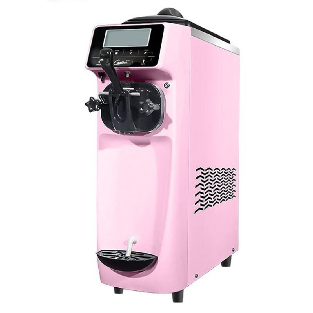 POLARCAB Compact by GOSHEN - Countertop Soft Serve Ice Cream Machine - Pink