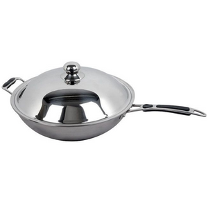 SmartChef - Induction Cooker Stainless Steel Wok Pan
