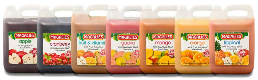 Magalies 5 Litre 100 Fruit Juice Concentrate BUNDLE OF 7 Magalies magalies-5-litre-100-fruit-juice-concentrate-bundle-of-7-magalies