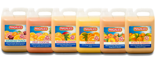 Magalies 5 litre 1+4 Nectar concentrate BUNDLE OF 6