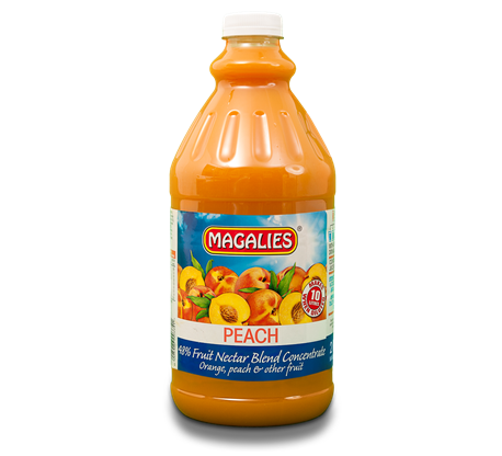 Magalies 2 litre Peach 48% 1+4 fruit nectar concentrate