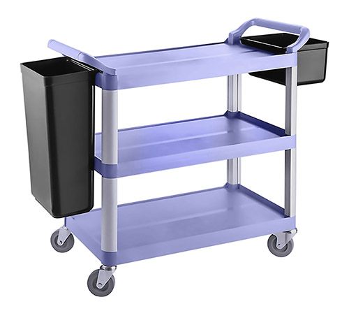 SMARTCHEF - Clearing and serving trolley - 3 tier plastic